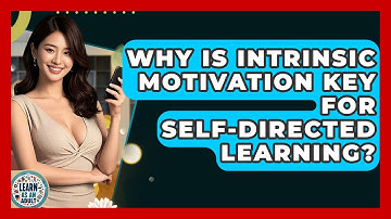 Why Is Intrinsic Motivation Key For Self-directed Learning? - Learn As An Adult