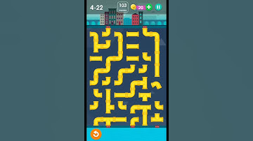 Smart puzzles pipes hard level 22 #how to solve pipes level 4-22