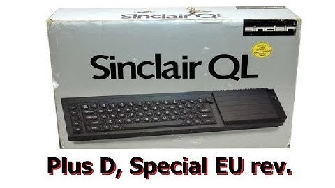 Sinclair QL Plus-D Special - 1985 - Keyboard fix and tear-down, part 2/2.