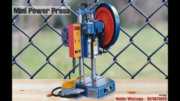 Mini Power Press Machine Bench Power Press machine mechanical bench press