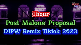 【1 Hour】Post Malone Proposal (Djpw版 Remix Tiktok 2023) - Jaymmac | 优美旋律 2K23 Dj抖音热播版