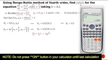 Runge Kutta Method of 4th Order - Solution of ODE By Numerical Method | Shortcut to solve problems