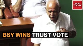 BS Yeddyurappa Wins Trust Vote In Assembly Via Voice Vote | Watch Live