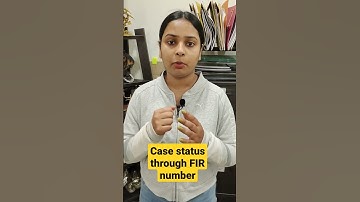 how to find ke status through FIR number registered in police station