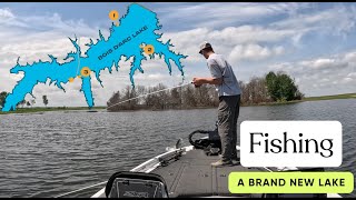 Fishing a brand-new lake! Bois D'arc Lake, Texas