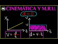 CINEMÁTICA y MRU: clase COMPLETA -  ejercicios RESUELTOS