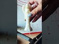 Removing the angel candle from the mold#shorts #wax #candle