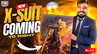 AGAIN X-SUIT CRATE OPENING ON LIVE STREAM - PUBG MOBILE LIVE STREAM