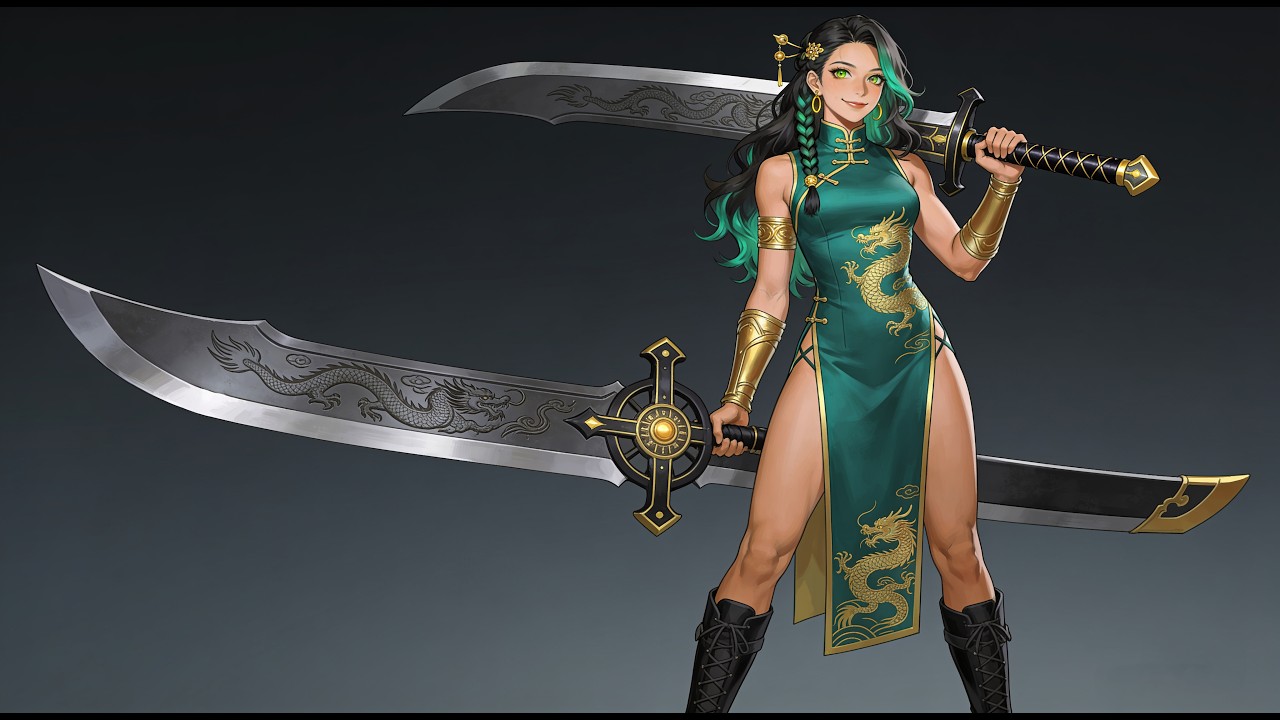 👘⚔️ Suzu Kurenai vs Xue Feiyan | Duelo de Personajes Originales | Hailuo AI
