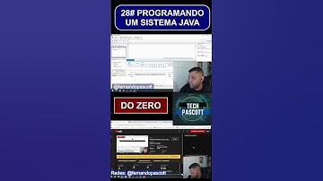 #1.28 Programando Sistema do ZERO com Java - JSP - HTML - CSS - Mysql #coding #livecode #java