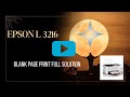 Epson L 3216 blank page print