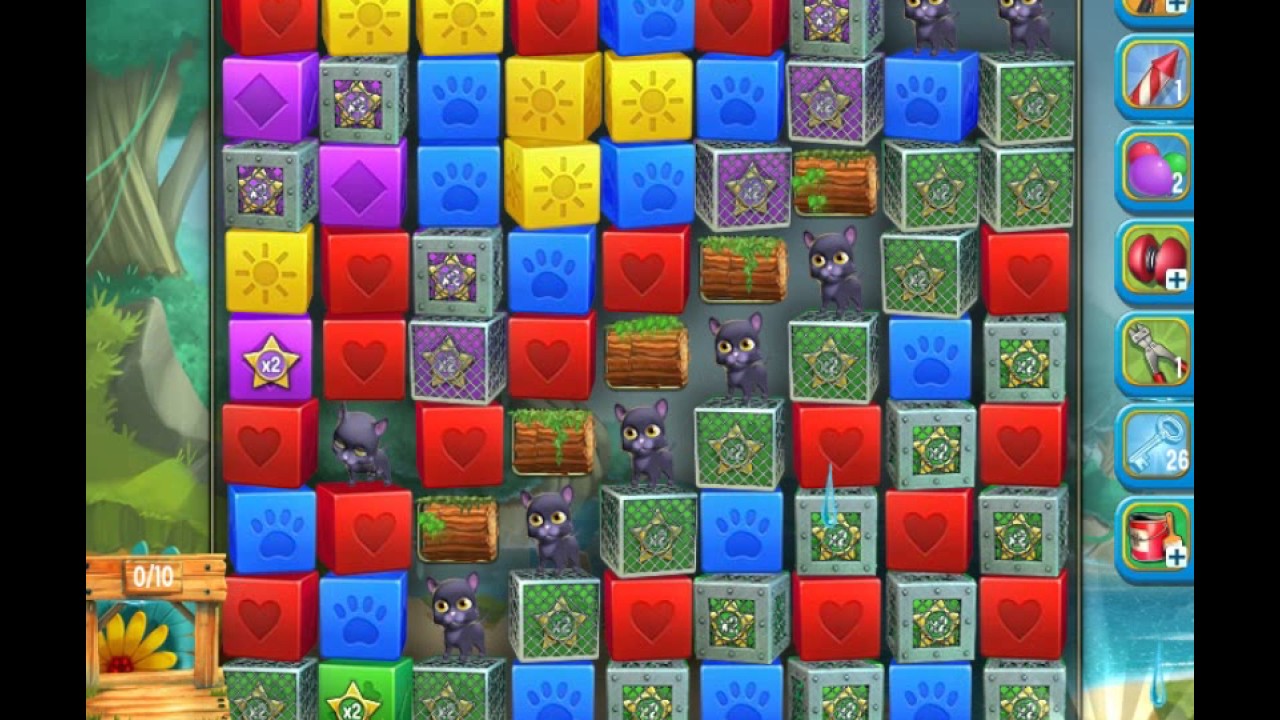 Pet Rescue Saga, Pet Island, 26th April 2017, level 5 😈 ►TOBIAS DEAMON◄