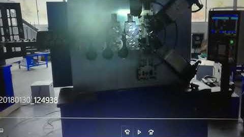 CNC8680 wire diameter 3.0-8.0mm, 6 axis CNC spring coiling machine