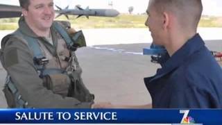 Air Force in the Media: Aviano AB Airman Saluted