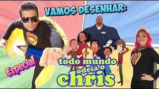 VAMOS DESENHAR TODO MUNDO OD3IA O CHRIS! REPRISE #todomundoodeiaocris #shorts #passoapasso