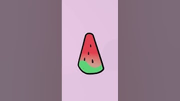 3D Watermelon with Toon Shader