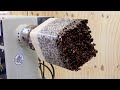 Woodturning  coffee beans