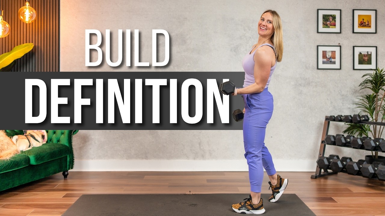 30 min. Upper Body GIANT SETS Strength Training [Shoulders & Arms]