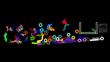 Rings + Worm + RTTB Model Run Race ASRM in Algodoo