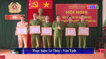 Đảng ủy Công an huyện tổng kết công tác xây dựng Đảng 2023