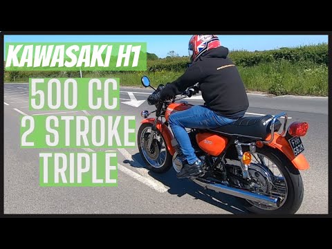 Kawasaki H1 B 500cc 2 Stroke Triple.. Classic Motorcycle Ride Review