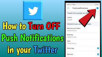 How to Turn OFF Push Notifications in your Twitter