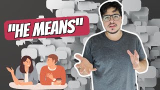 What does “يعْنِي” mean?