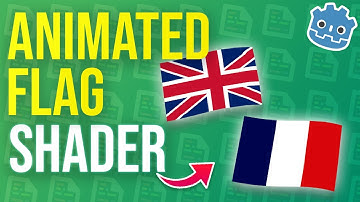 Animated flag shader (2D & 3D) - Learning shaders in Godot episode 3