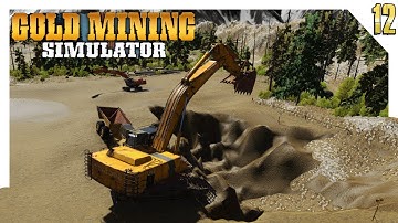 Testing Out Huge Excavator - 2 Clean Outs - Most Basic T3 Setup | Ep 12 | Gold Mining Simulator