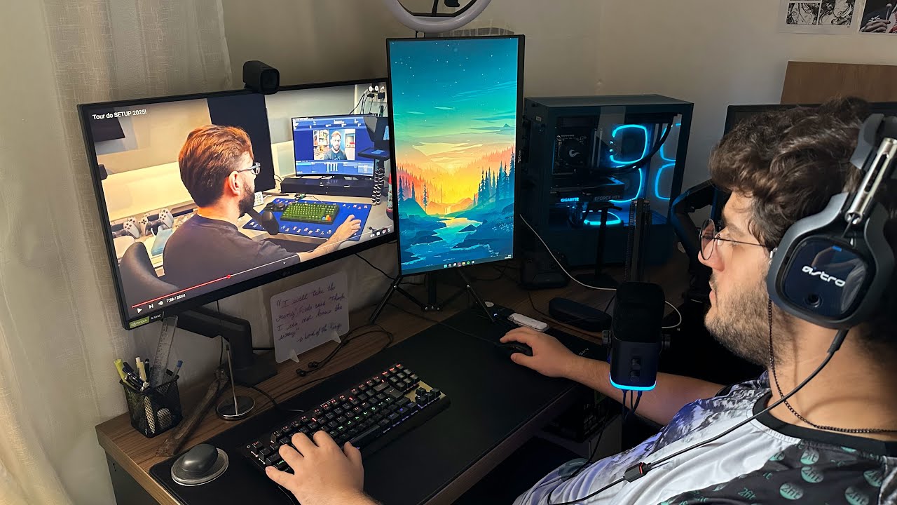 Meu SETUP GAMER 2025 está PERFEITO (RODA TUDO!) - YouTube