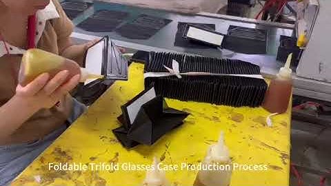 Foldable Trifold Glasses Case Production Process