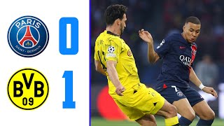 Résumé : PSG contre Dortmund 0 - 1 | Ligue des champions de l'UEFA 2023/24