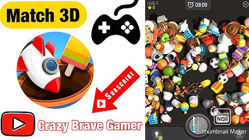 Play Match 3D game level 1 .. Match! Match! Match!