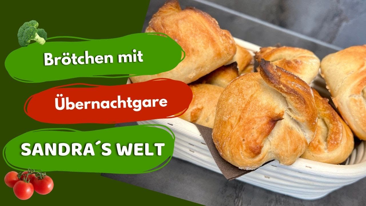 Brötchen mit Übernachtgare