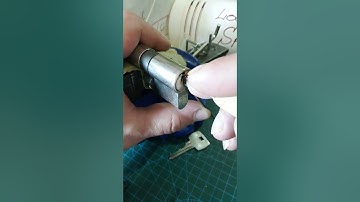 How to open lock Euro cylinder " No Name" ;) Picking. #lockpick #locksport