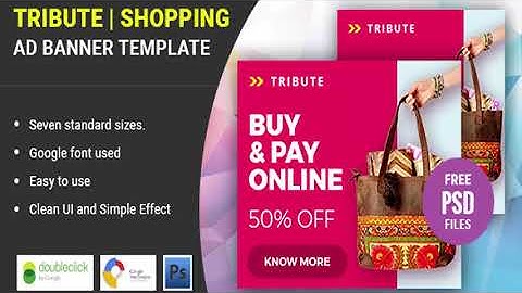 Tribute Shopping | HTML 5 Animated Google Banner | Codecanyon Scripts and Snippets