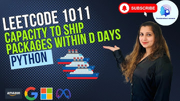 🔥Leetcode 1011 - Capacity to Ship Packages within D Days - Python #faang interviews #leetcode🚀