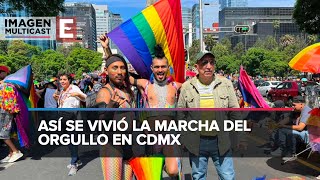 Así se vivió la Marcha del Orgullo en CDMX