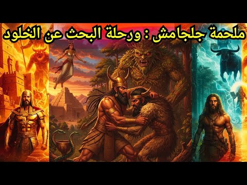 ملحمة جلجامش الكاملة الملحمة الأسطورية حرب الآلهة رحلة البحث عن الخلود