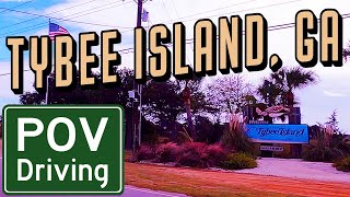 Tybee Island from Savannah GA | POV Driving