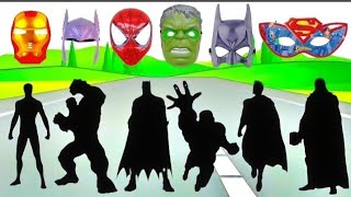 Tebak gambar Superhero Avengers Spiderman,Ironman,Superman,Captain America,Batman dan Hulk
