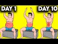 10 day chair workout to lose belly fat no standing