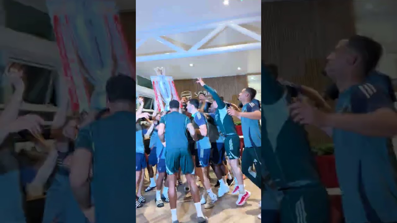 ARSENAL SCENES AS WE WIN THE PREMIER LEAGUE ๐