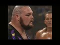 Wwe monday night raw  ted dibiase fires bam bam bigelow and diesel makes the save