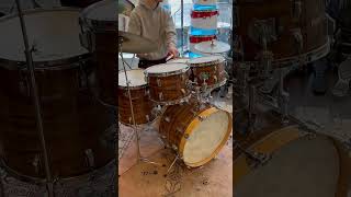 1970S Rogers Powertone Kit 14X228X129X1316X16 In Koa Finish Wrogers Dynasonic And Zilco Cymbals