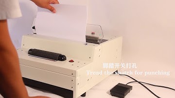 SD600A electric spiral binding machine