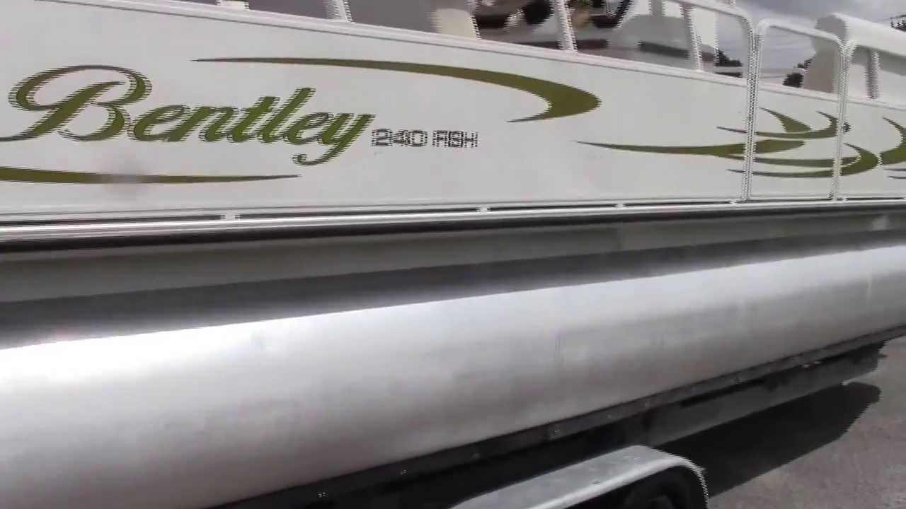 06 Bentley 240 Fish N Cruise Pontoon Mercury 115 Four Stroke Youtube