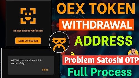 Satoshi OEX Link Wallet Address Trick | OEX Coin Withdrawal | Open Ex Mining Link Withdrawal Address