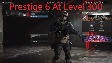 MWZ Prestige 6 At Level 300😎#ps5 #cod #callofduty #warzone #gameplay #mw3 #mwz
