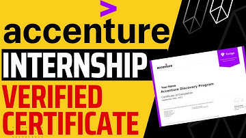 Accenture Internship 2023 | Accenture Virtual Internship Developer Program | Internship Certificate